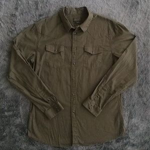 Zara Long Sleeve Slim Fit Button Down